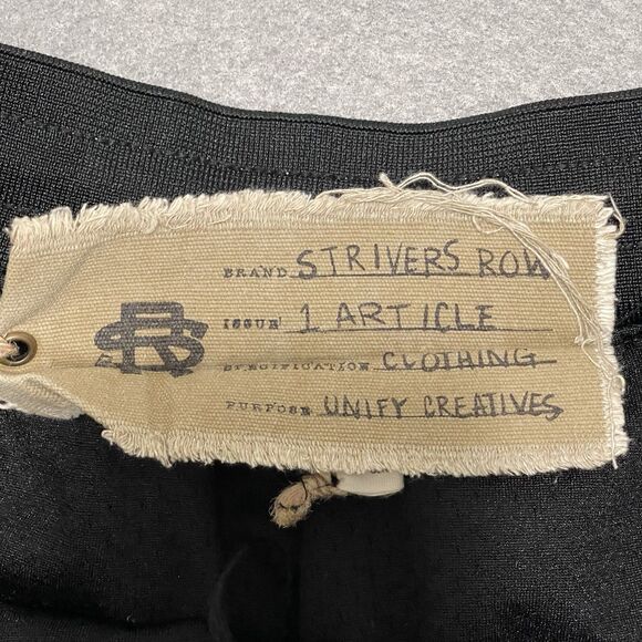 Strivers Row Shorts Black Men 2XL XXL Black Liquid Hoop Vibrant Embroidery Heavy - Picture 7 of 12